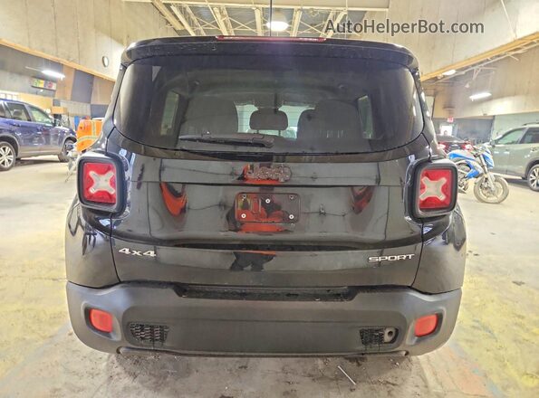 ZACCJBAT1GPD97026 2016 JEEP RENEGADE Black Հետևի տեսք