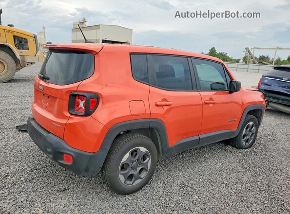 ZACCJBAT2GPD03364 2016 JEEP RENEGADE Оранжевый Задняя правая четверть