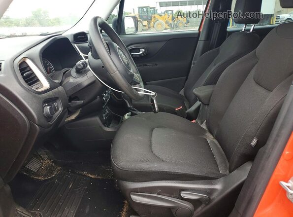 ZACCJBAT2GPD03364 2016 JEEP RENEGADE Оранжевый Вид салона спереди