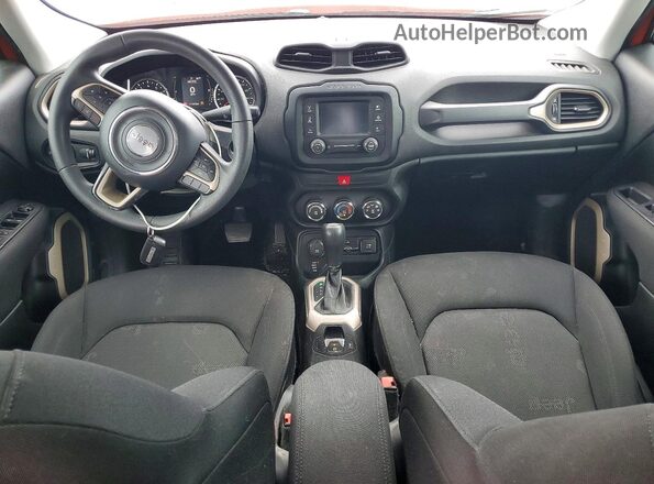 ZACCJBAT2GPD03364 2016 JEEP RENEGADE Оранжевый Вид панели приборов