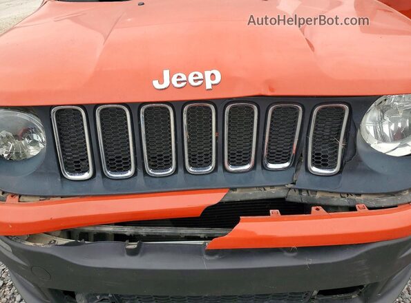 ZACCJBAT2GPD03364 2016 JEEP RENEGADE Оранжевый Вид подкапотного пространства
