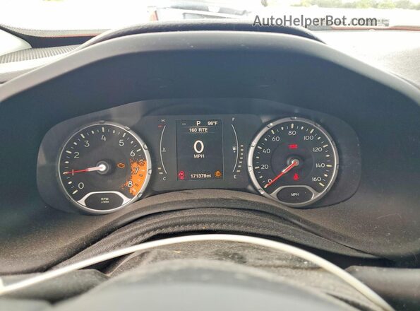 ZACCJBAT2GPD03364 2016 JEEP RENEGADE Оранжевый Вид щитка приборов