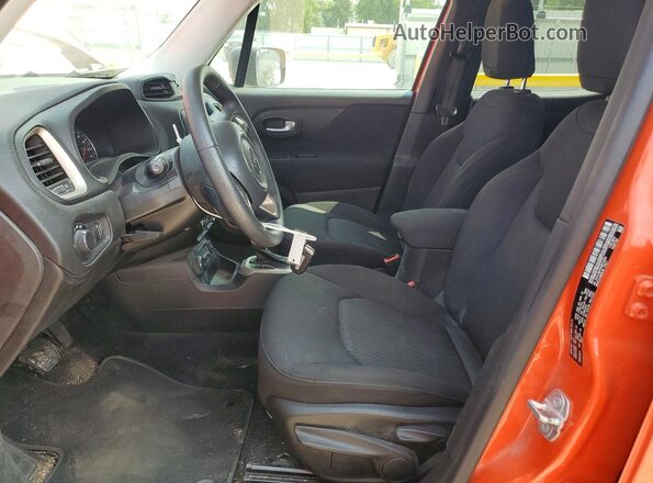 ZACCJBAT2GPE14304 2016 JEEP RENEGADE Оранжевый Вид салона спереди