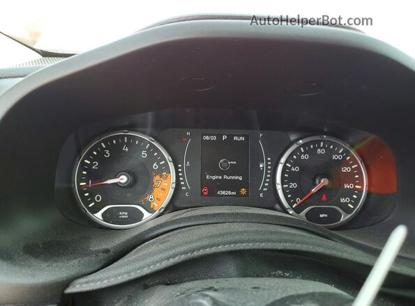 ZACCJBAT2GPE14304 2016 JEEP RENEGADE Оранжевый Вид щитка приборов