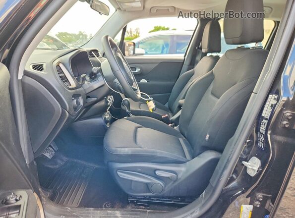 ZACCJBAT3GPD55716 2016 JEEP RENEGADE Черный Вид салона спереди