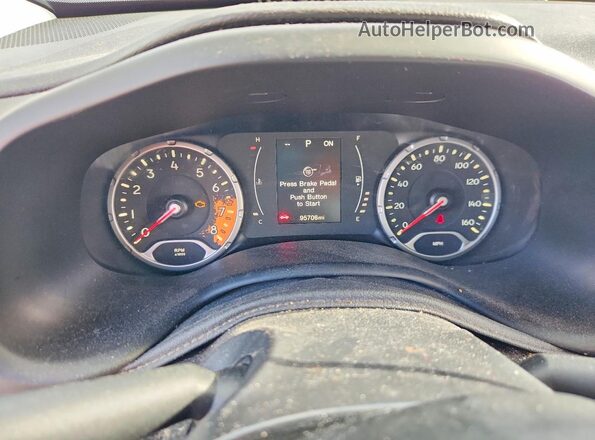 ZACCJBAT3GPD55716 2016 JEEP RENEGADE Черный Вид щитка приборов