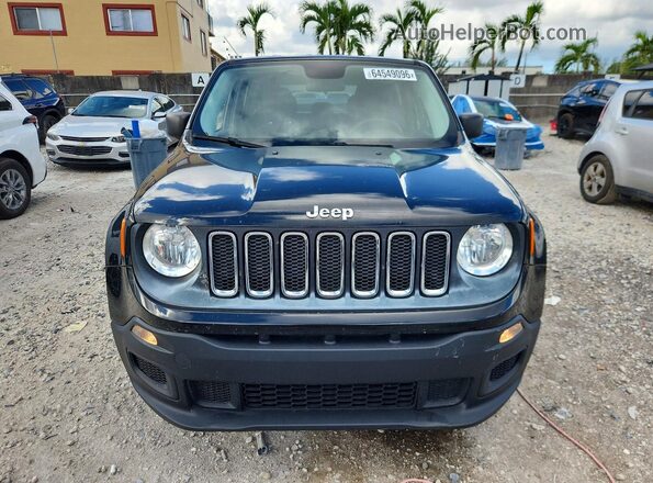 ZACCJBAT3GPD55716 2016 JEEP RENEGADE Черный Вид спереди