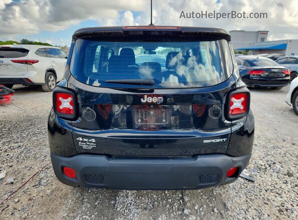 ZACCJBAT3GPD55716 2016 JEEP RENEGADE Черный Вид сзади