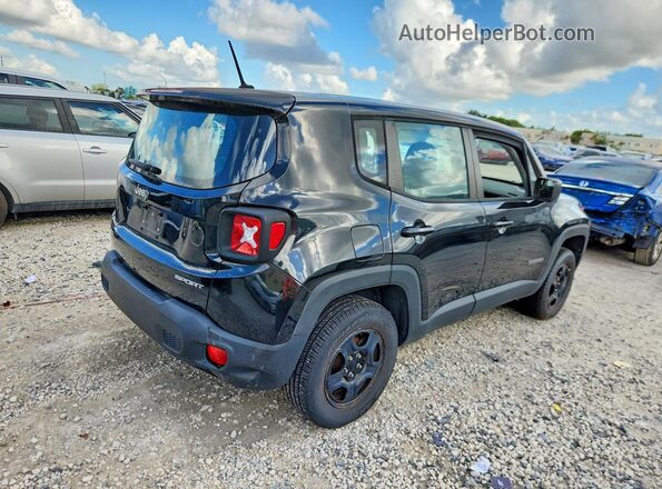 ZACCJBAT3GPD55716 2016 JEEP RENEGADE Черный Задняя правая четверть