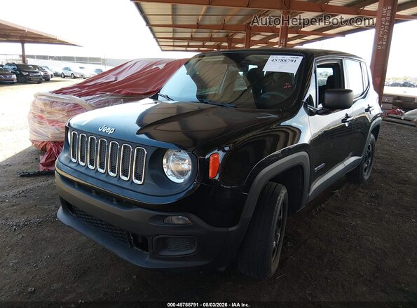 ZACCJBAT4GPC85398 2016 JEEP RENEGADE Black Vista tres cuartos delantera izquierda