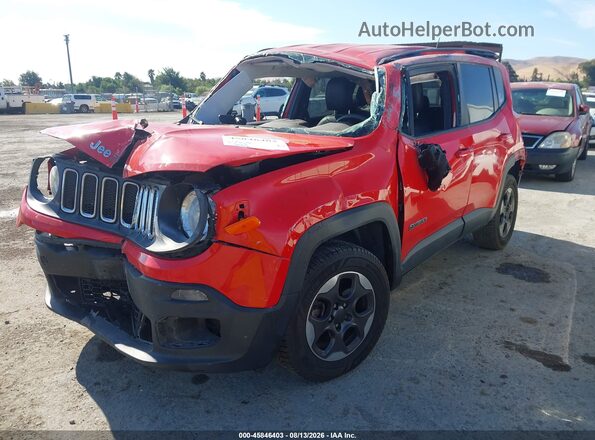 ZACCJBATXGPD60279 2016 JEEP RENEGADE Красный Передняя левая четверть