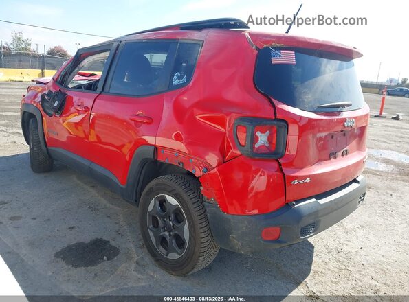 ZACCJBATXGPD60279 2016 JEEP RENEGADE Красный Задняя левая четверть