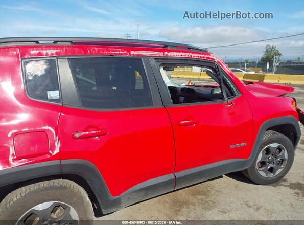 ZACCJBATXGPD60279 2016 JEEP RENEGADE Красный Вид задней части салона