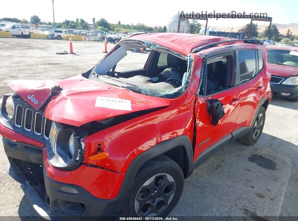 ZACCJBATXGPD60279 2016 JEEP RENEGADE Красный Вид панели приборов