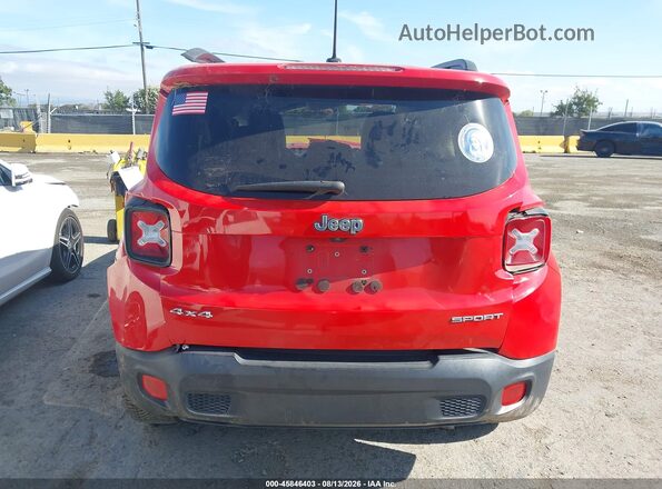 ZACCJBATXGPD60279 2016 JEEP RENEGADE Красный 