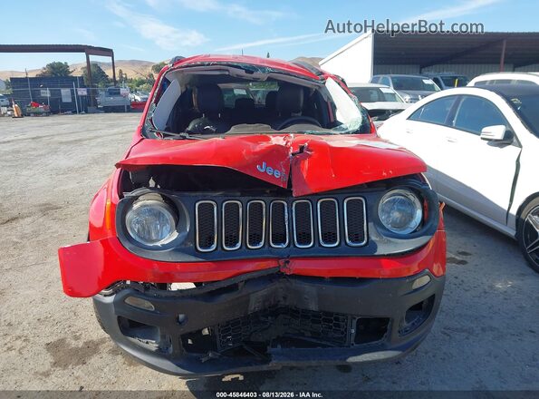 ZACCJBATXGPD60279 2016 JEEP RENEGADE Красный Вид щитка приборов