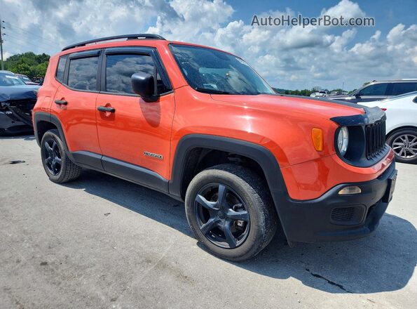 ZACCJBAW0GPC63571 2016 JEEP RENEGADE Оранжевый Передняя правая четверть