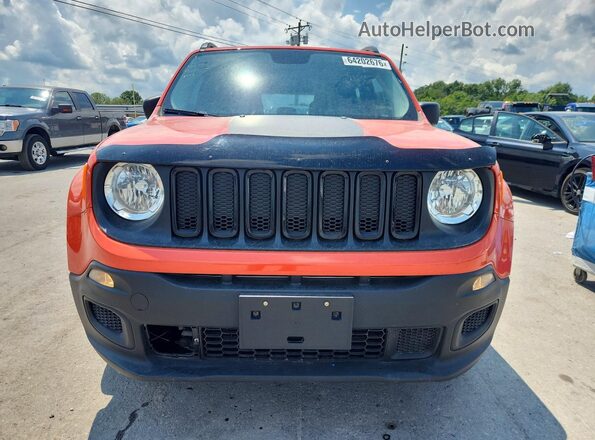 ZACCJBAW0GPC63571 2016 JEEP RENEGADE Оранжевый Вид спереди