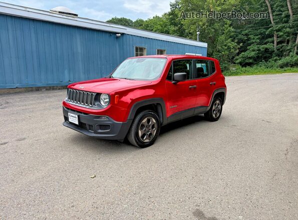 ZACCJBAW0GPC74487 2016 JEEP RENEGADE Red Trasero izquierdo
