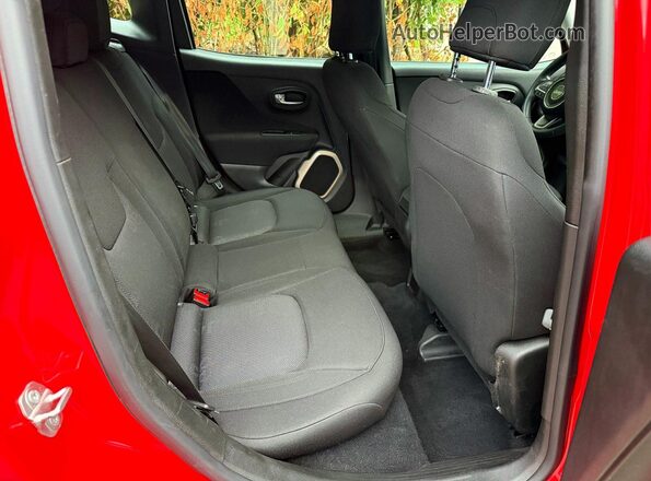 ZACCJBAW0GPC74487 2016 JEEP RENEGADE Red Vista trasera