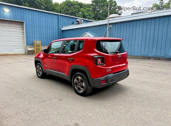 ZACCJBAW0GPC74487 2016 JEEP RENEGADE Red Trasero derecho