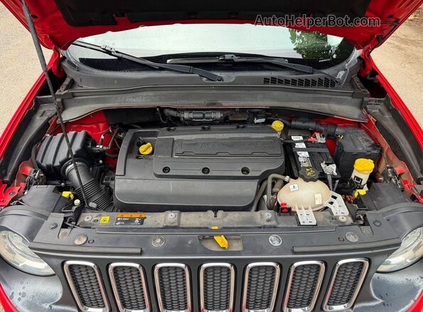 ZACCJBAW0GPC74487 2016 JEEP RENEGADE Red Vista interior delantera