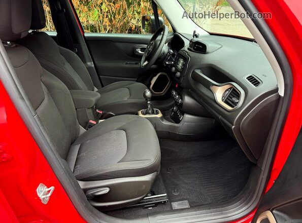 ZACCJBAW0GPC74487 2016 JEEP RENEGADE Red Vista frontal
