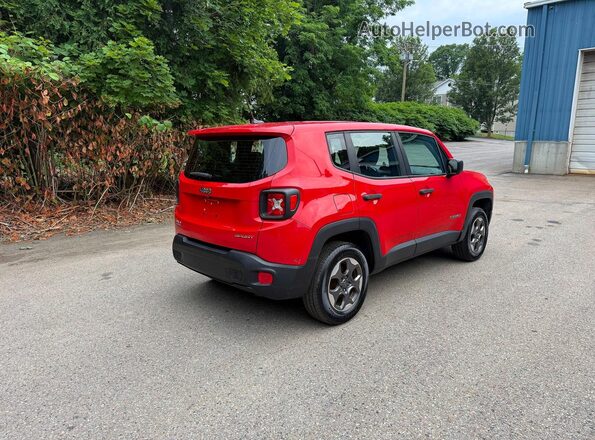ZACCJBAW0GPC74487 2016 JEEP RENEGADE Red Delantero derecho