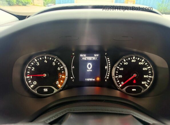 ZACCJBAW0GPC74487 2016 JEEP RENEGADE Red Vista del salpicadero