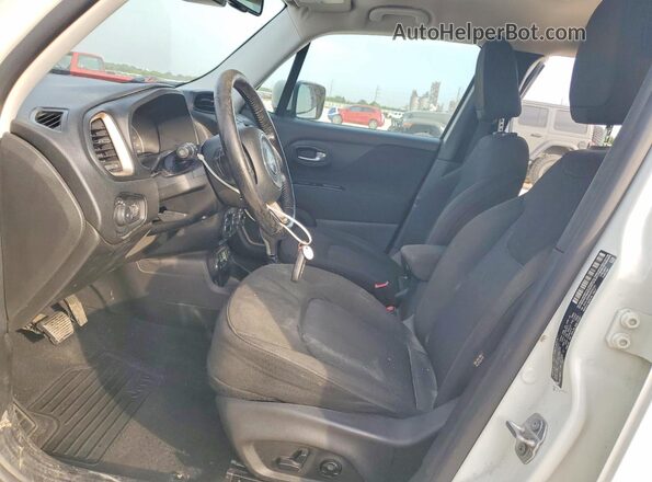 ZACCJBBB0HPF07541 2017 JEEP RENEGADE White Вид салону спереду