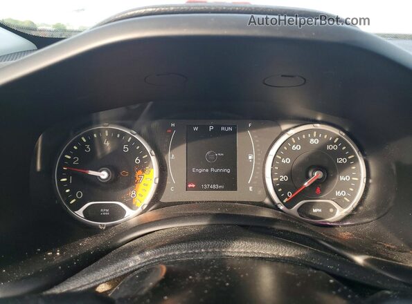 ZACCJBBB0HPF07541 2017 JEEP RENEGADE White Вид щитка приладів