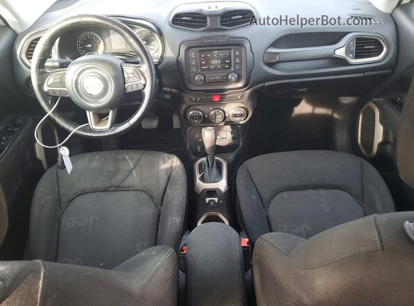 ZACCJBBB0HPF07541 2017 JEEP RENEGADE White Вид панелі приладів
