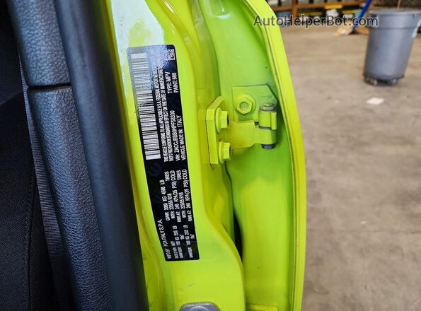 ZACCJBBB0HPF58330 2017 JEEP RENEGADE Зеленый Вид наклейки с VIN-кодом