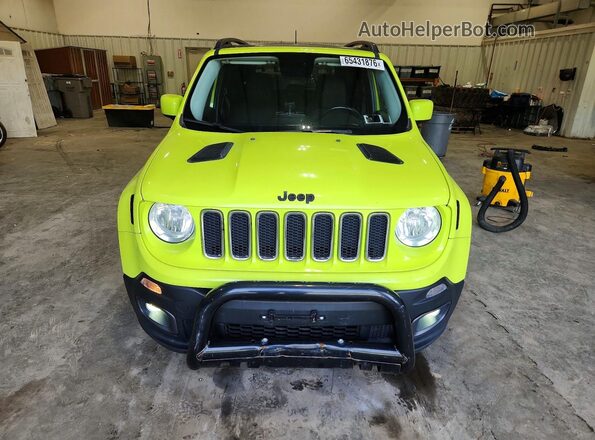 ZACCJBBB0HPF58330 2017 JEEP RENEGADE Зеленый Вид спереди