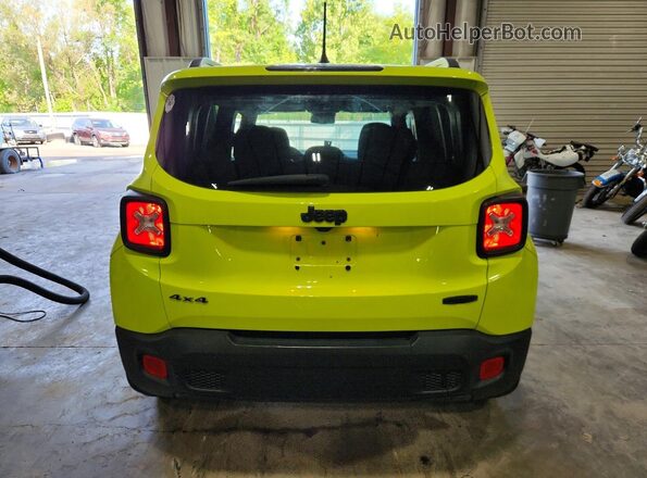 ZACCJBBB0HPF58330 2017 JEEP RENEGADE Зеленый Вид сзади