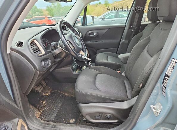 ZACCJBBB0HPG24486 2017 JEEP RENEGADE Синий Вид салона спереди