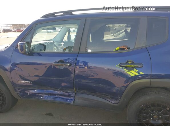 ZACCJBBB0HPG39683 2017 JEEP RENEGADE Синий Вид задней части салона