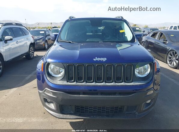 ZACCJBBB0HPG39683 2017 JEEP RENEGADE Синий Вид панели приборов