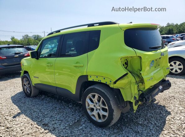 ZACCJBBB2HPF02907 2017 JEEP RENEGADE Green Trasero izquierdo