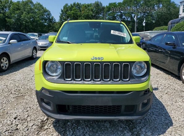 ZACCJBBB2HPF02907 2017 JEEP RENEGADE Green Vista frontal