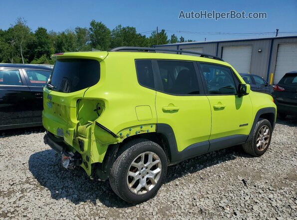 ZACCJBBB2HPF02907 2017 JEEP RENEGADE Green Trasero derecho