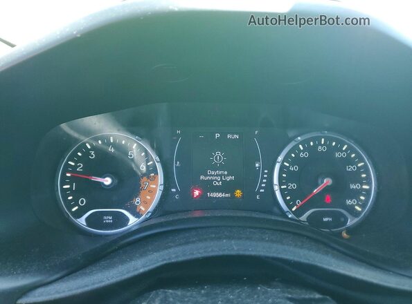 ZACCJBBB2HPF02907 2017 JEEP RENEGADE Green Vista del cuadro de instrumentos