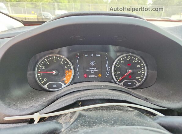 ZACCJBBB2HPF23515 2017 JEEP RENEGADE Orange Вид щитка приладів