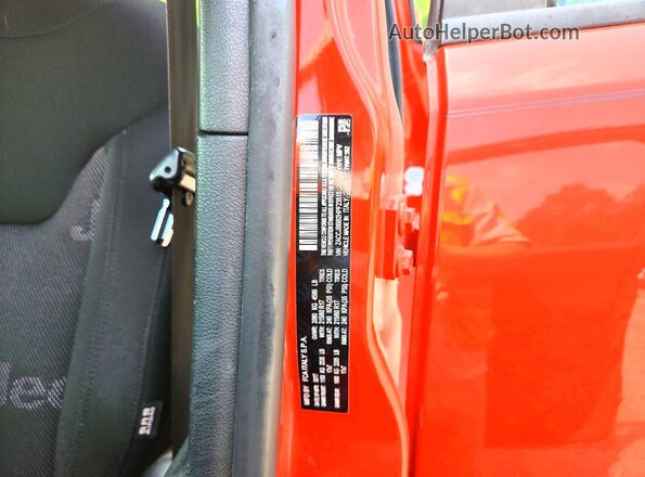 ZACCJBBB2HPF23515 2017 JEEP RENEGADE Orange Вид наклейки з VIN-кодом