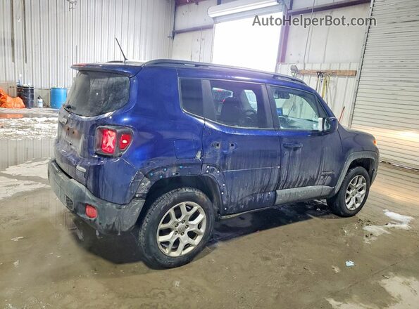 ZACCJBBB2HPF84590 2017 JEEP RENEGADE Blue Задня права чверть