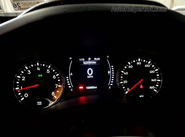 ZACCJBBB2HPF84590 2017 JEEP RENEGADE Blue Вид щитка приладів