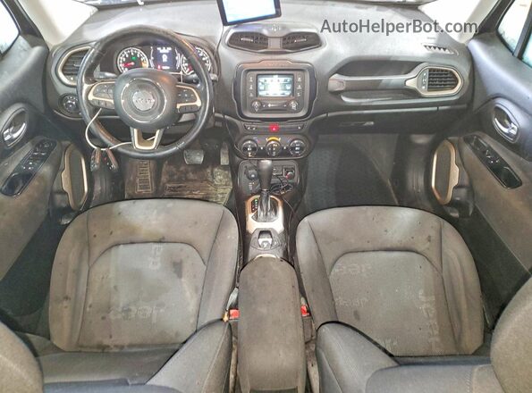 ZACCJBBB2HPF84590 2017 JEEP RENEGADE Blue Вид панелі приладів