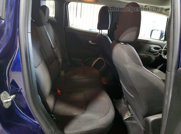 ZACCJBBB2HPF84590 2017 JEEP RENEGADE Blue Вид задньої частини салону