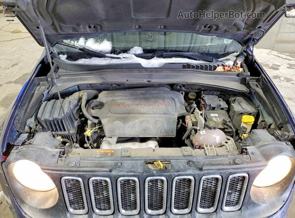 ZACCJBBB2HPF84590 2017 JEEP RENEGADE Blue Вид підкапотного простору
