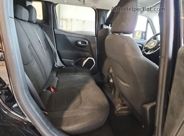 ZACCJBBB2JPJ20024 2018 JEEP RENEGADE Black Вид задньої частини салону